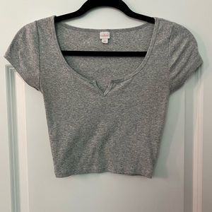Gray Colsie Crop Top-Women’s